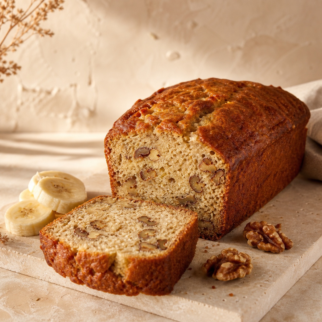 Banana Walnut Cake